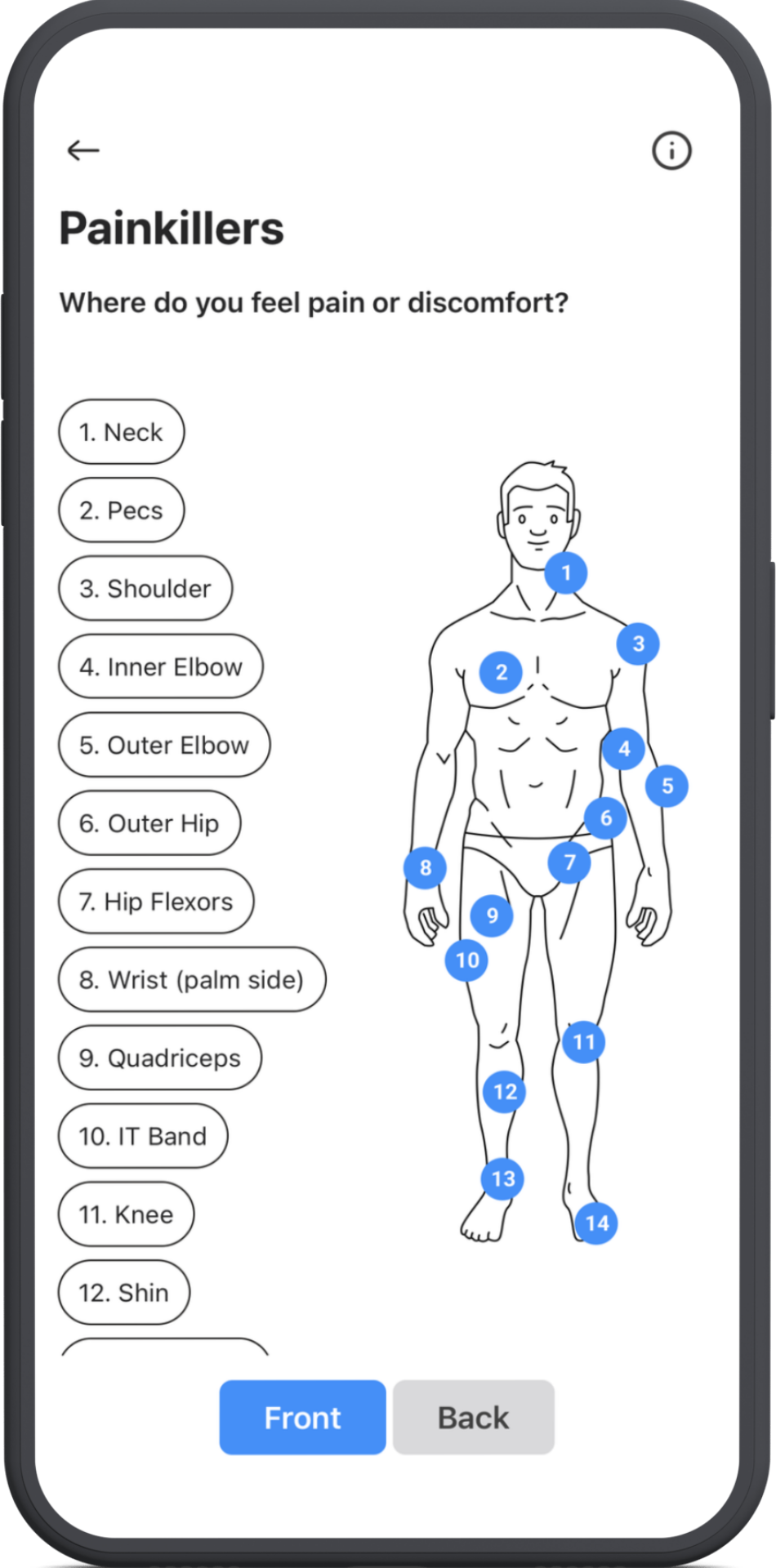 rom coach painkillers pain relief