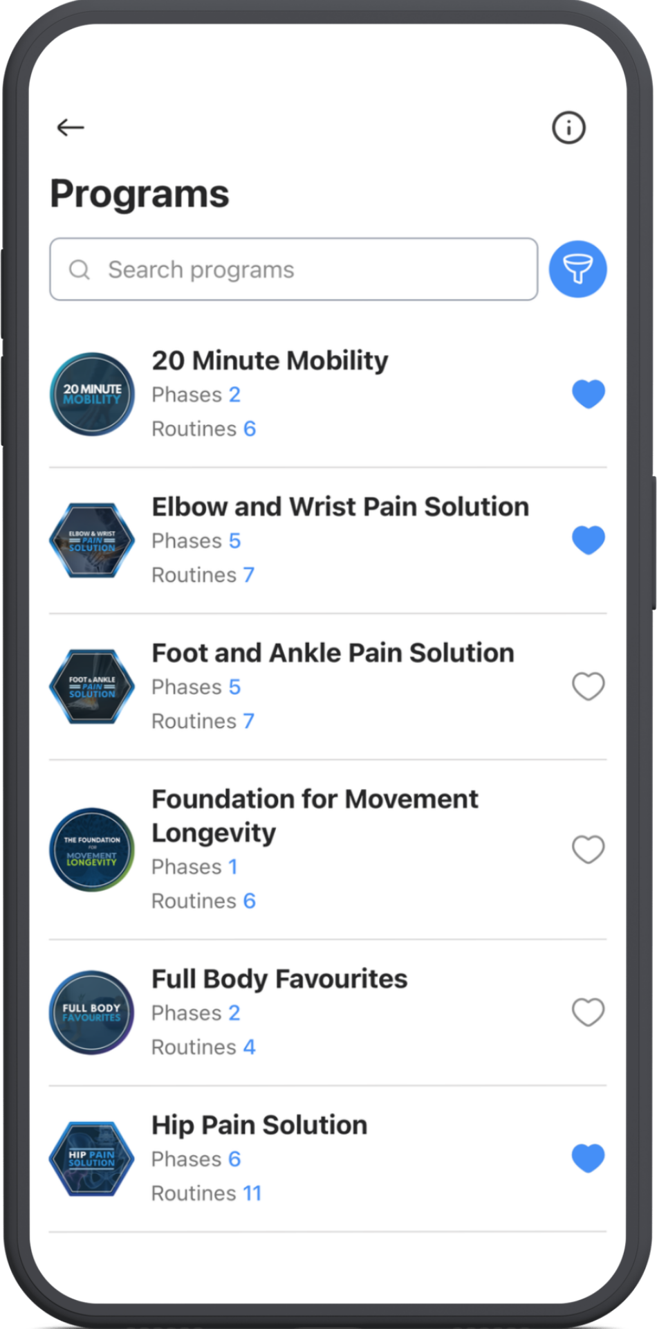 rom coach pain solution programs